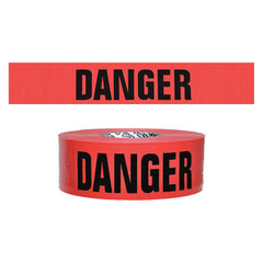 Danger tape and caution tape 3" x 1000' (10 rolls)